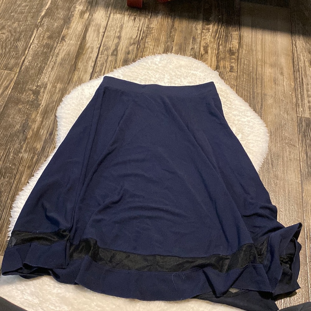 Navy skirt
